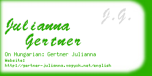 julianna gertner business card
